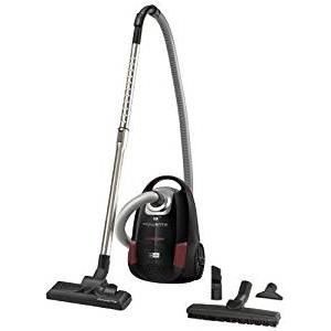 Aspiradora cilíndrica Rowenta City Space RO2669, 2,5 L, 750 W, negra y roja [Clase energética A]