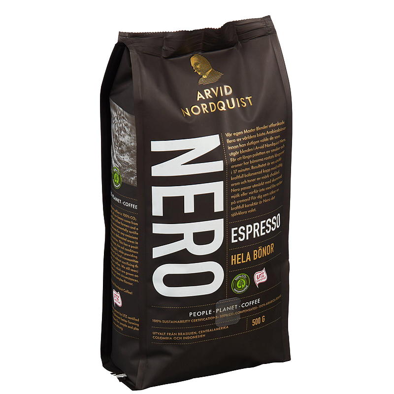 Arvid Nordquist Nero Espresso 500g, ganze Bohnen