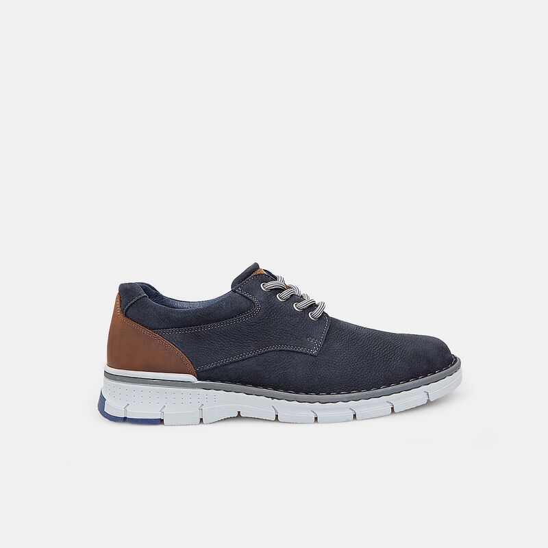 BATA Męskie buty sznurowane z nubuku