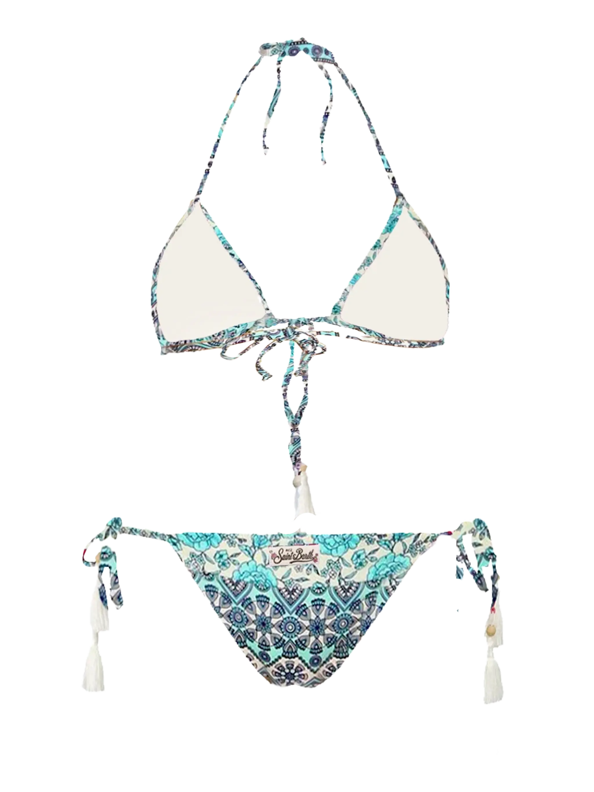 Triangelbikini met zigeunerprint