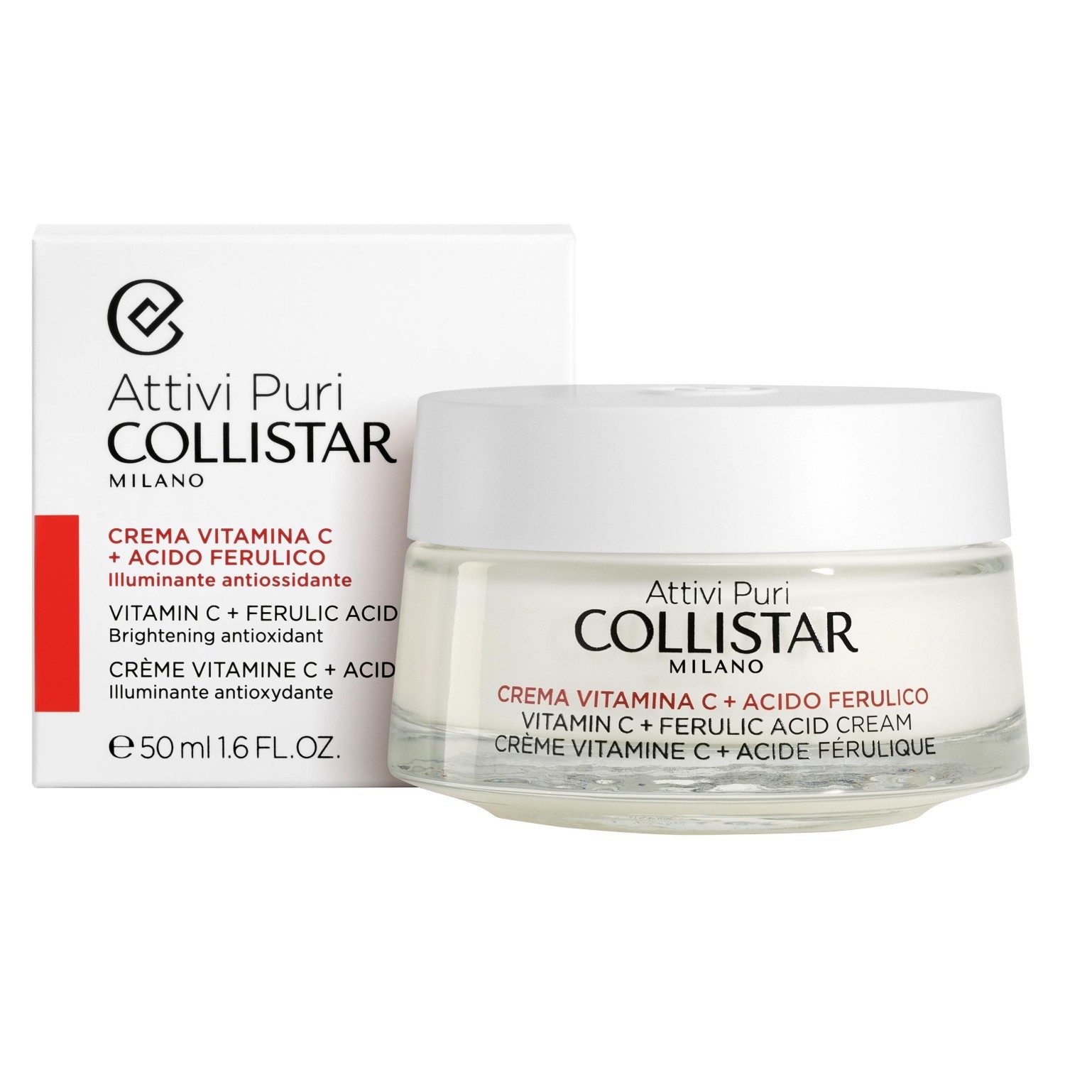Collistar Attivi Puri Vitamin C + Ferulic Acid veido kremas – 50 ml