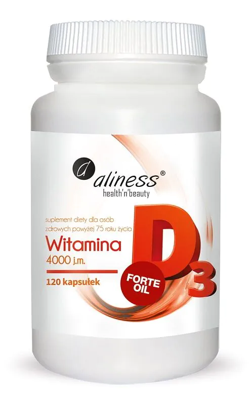 Aliness Witamina D3 Forte 4000 j.m., Kapsułki