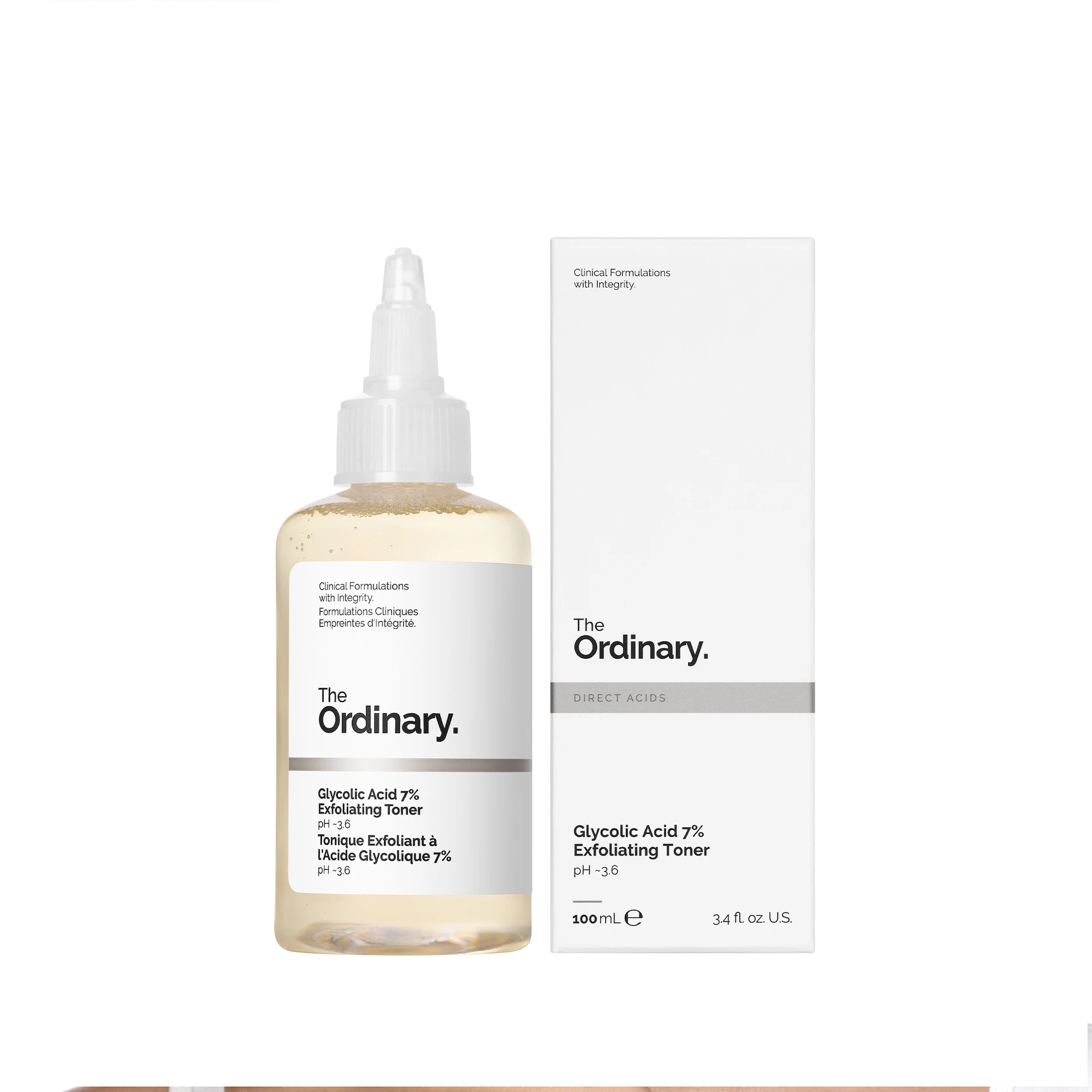 Tonik złuszczający z kwasem glikolowym 7% 100 ml - The Ordinary