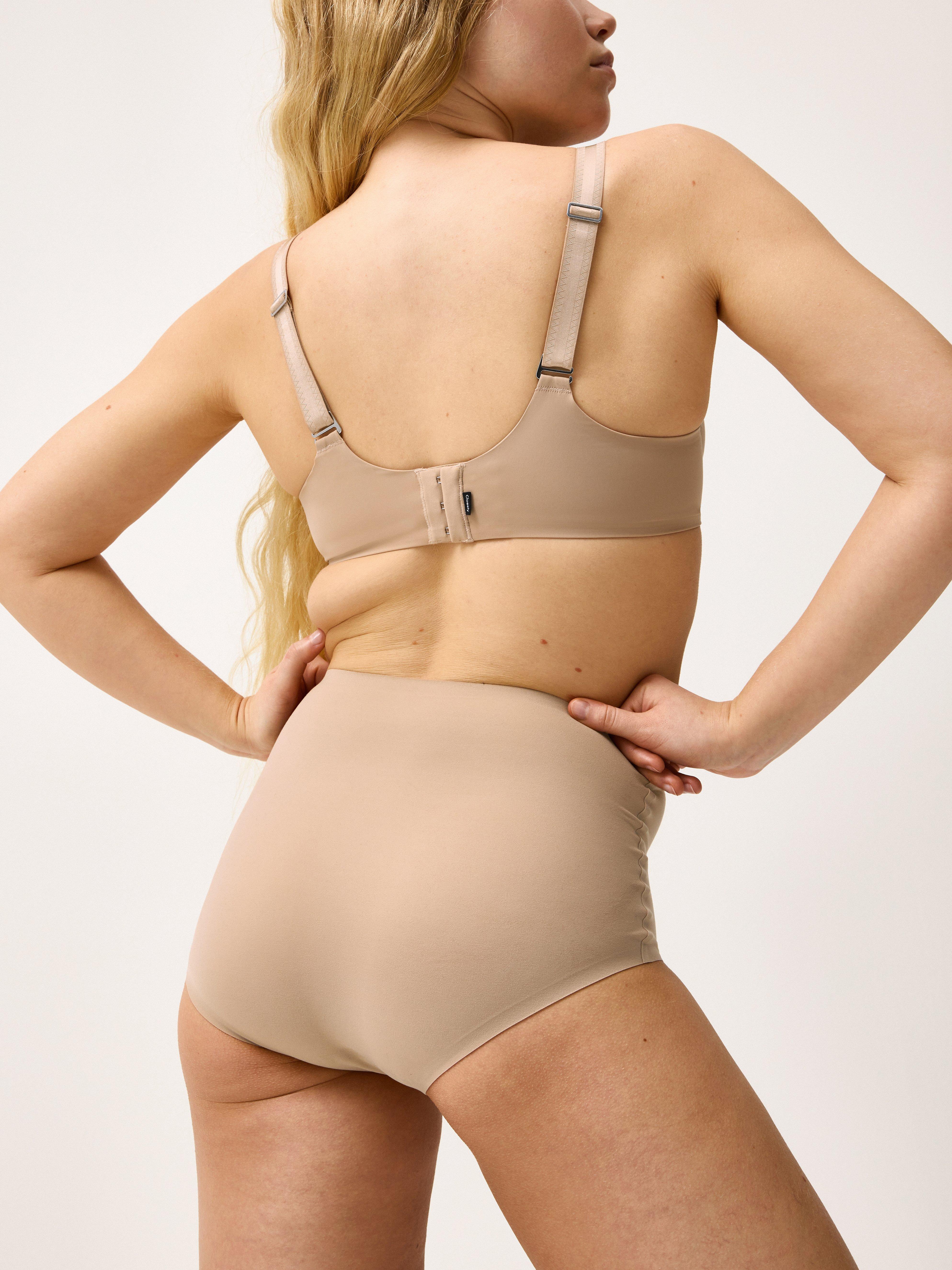 Freedom højtaljede bukser – Closely Dusty Beige
