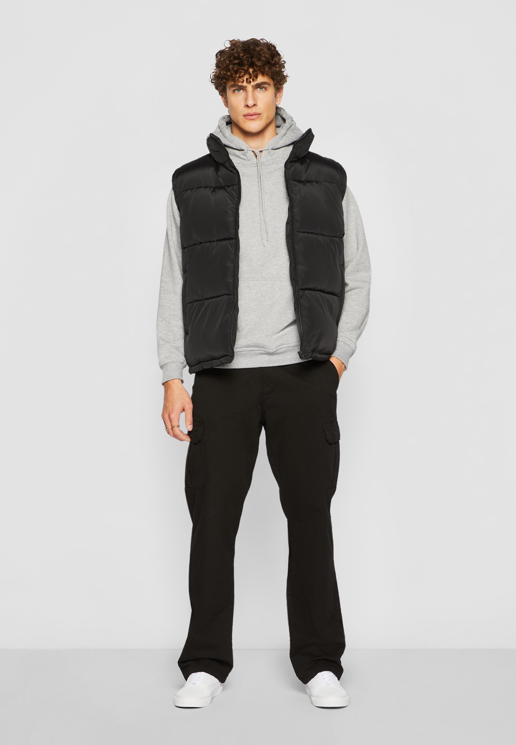 Pantalon cargo Urban Classics à jambes droites - noir