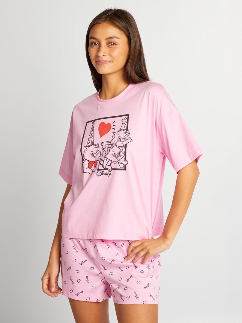 Conjunto de pijama corto Disney - 2 piezas - ROSA