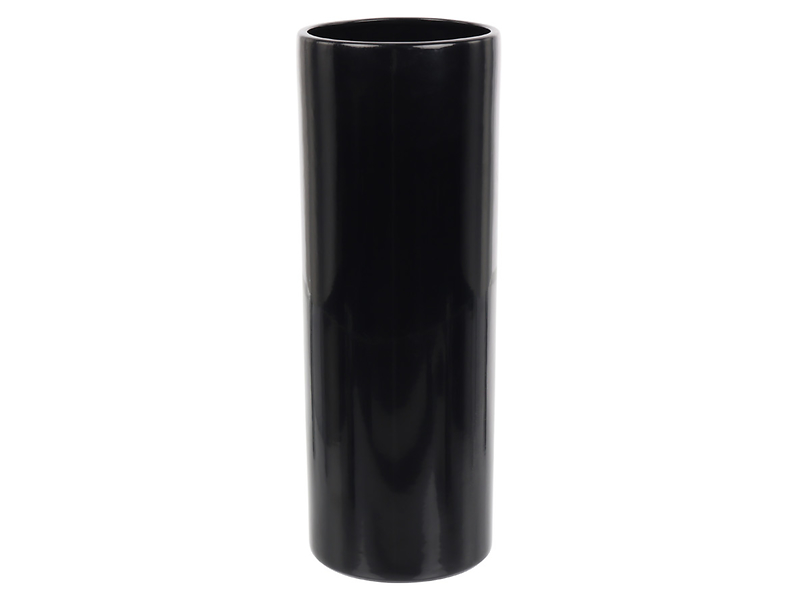 Wazon cylinder ceramiczny 31 cm czarny