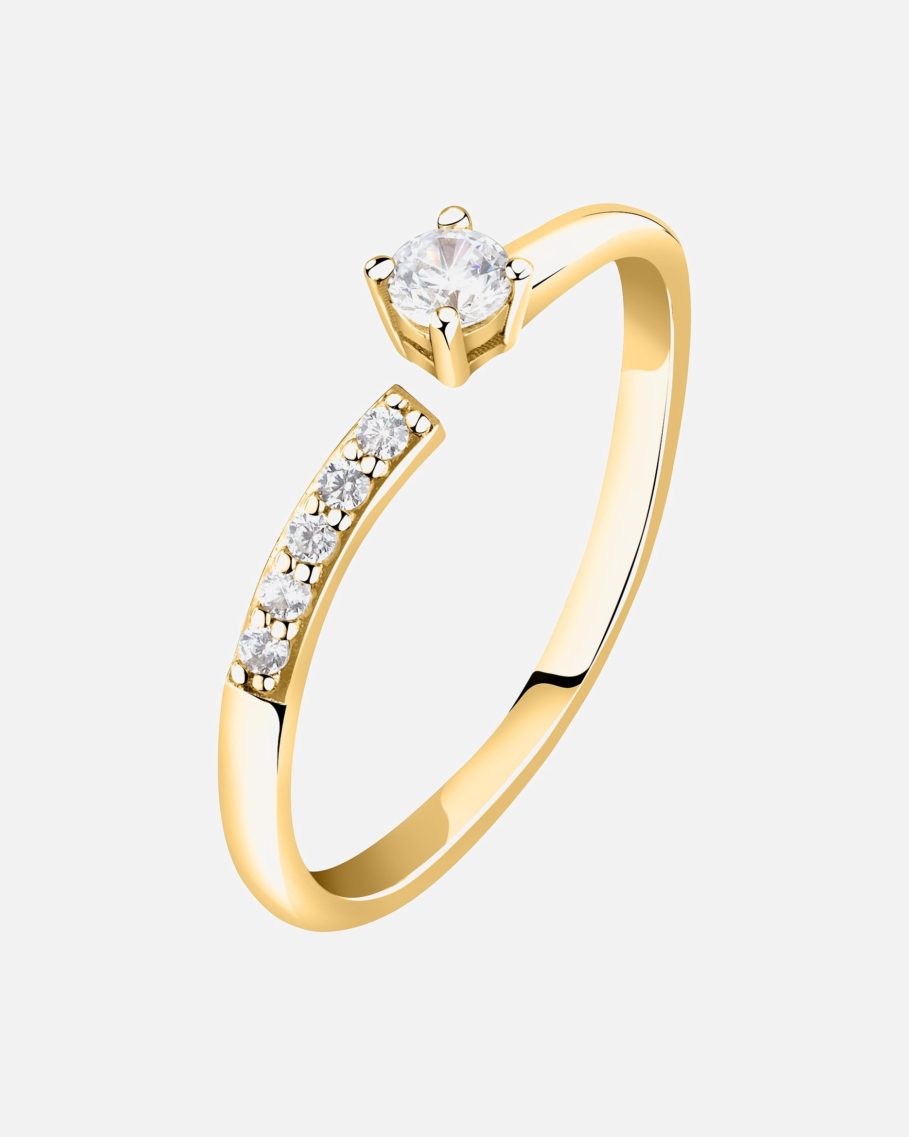 Live Diamond Bagues or jaune