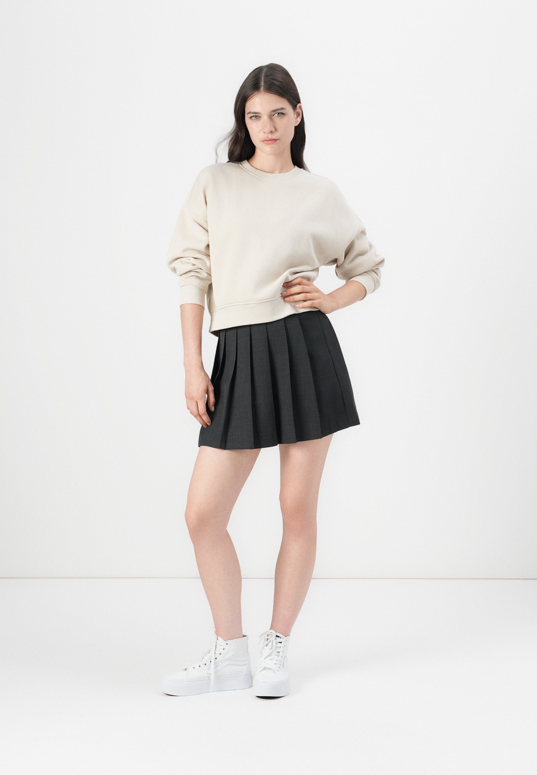 ONLY ONLBEST CREW NECK - Sweatshirt - pumice stone