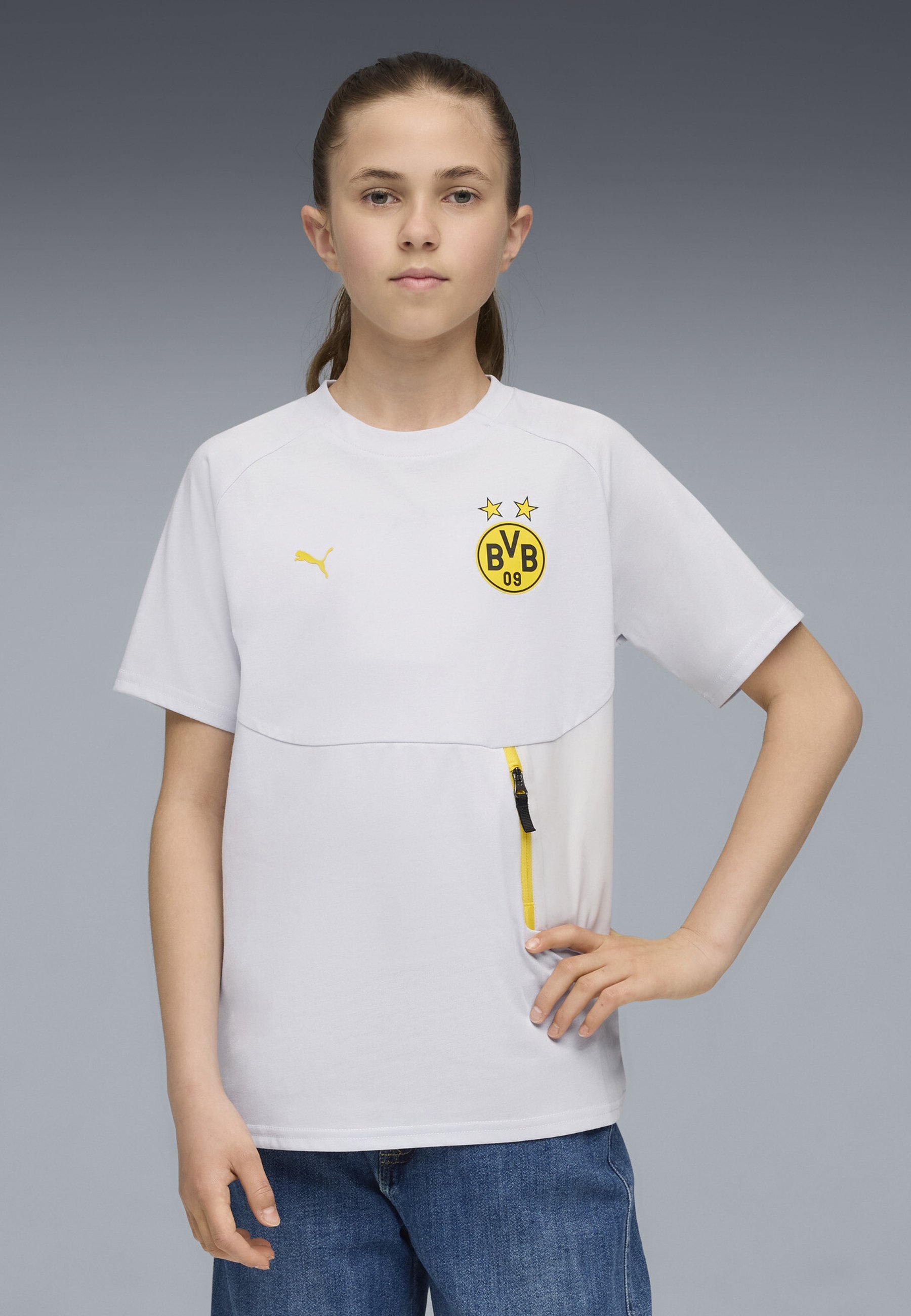 Puma BORUSSIAN DORTMUND - Klubinė apranga - sidabrinė migla, greitesnė geltona