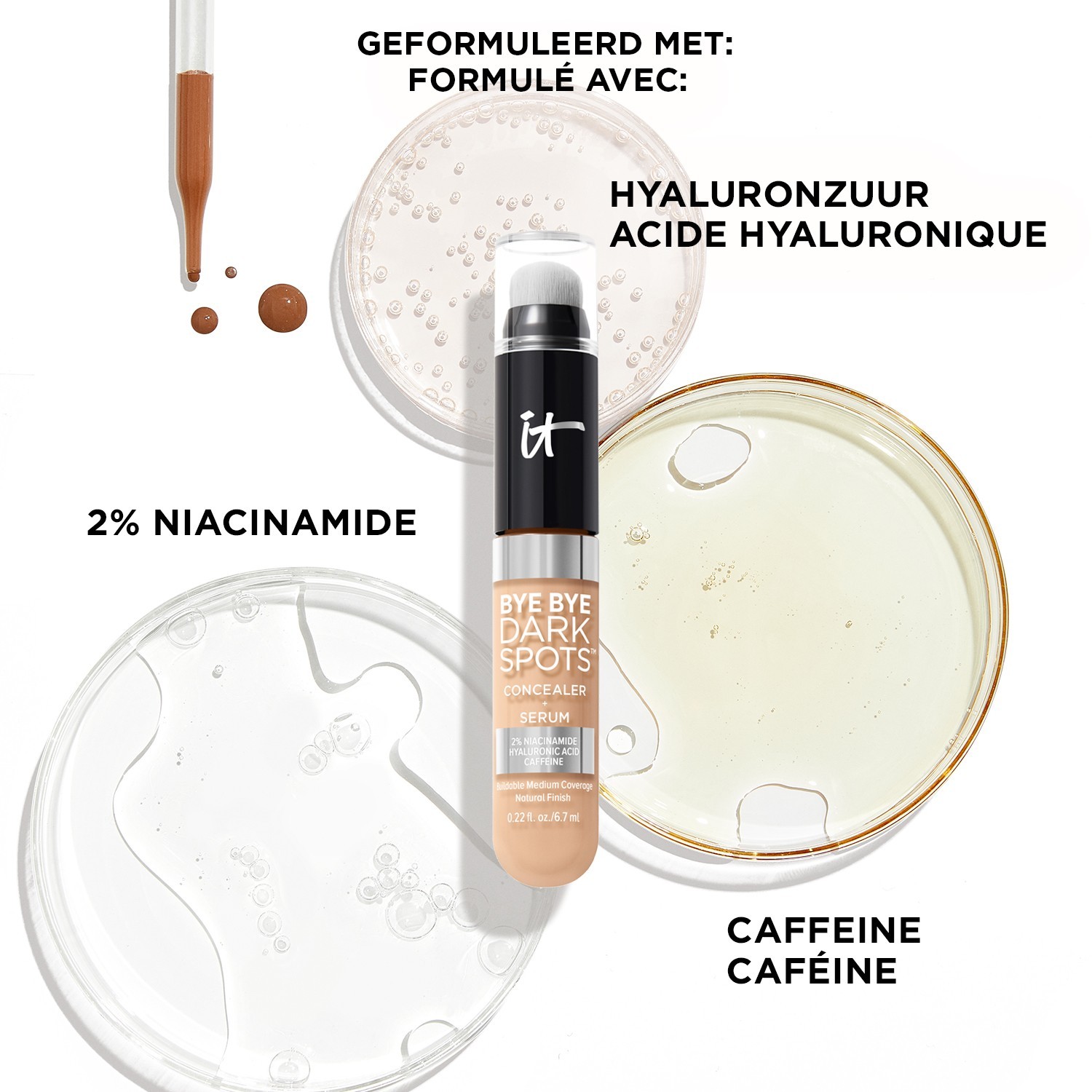 IT Cosmetics Concealer BYE BYE DARK SPOTS™ Concealer + Serum - 9 g