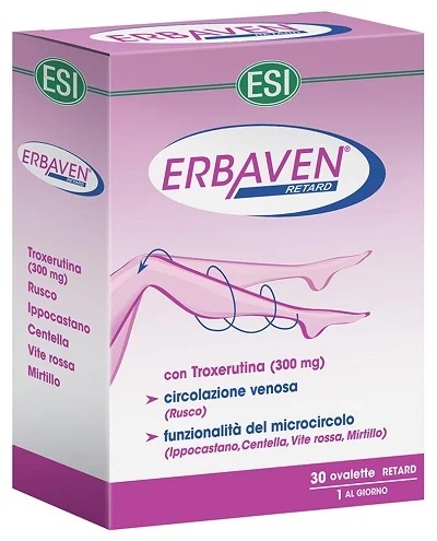 ESI Esi Erbaven 30 Ovalette Retard Supplément Jambes Lourdes