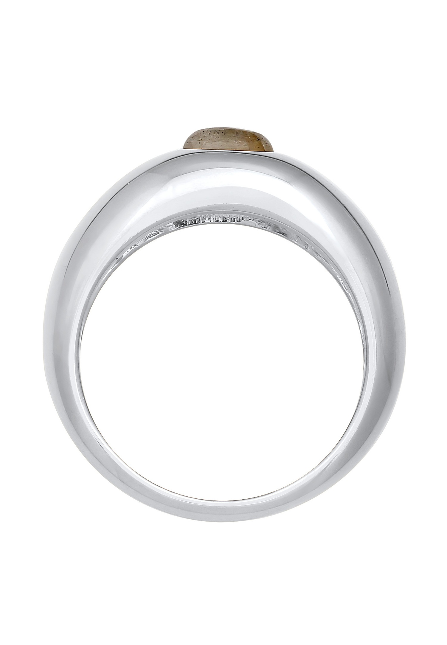 Elli PREMIUM Elli PREMIUM Bague Femmes Solitaire Simple avec pierre précieuse Labradorite en argent sterling 925