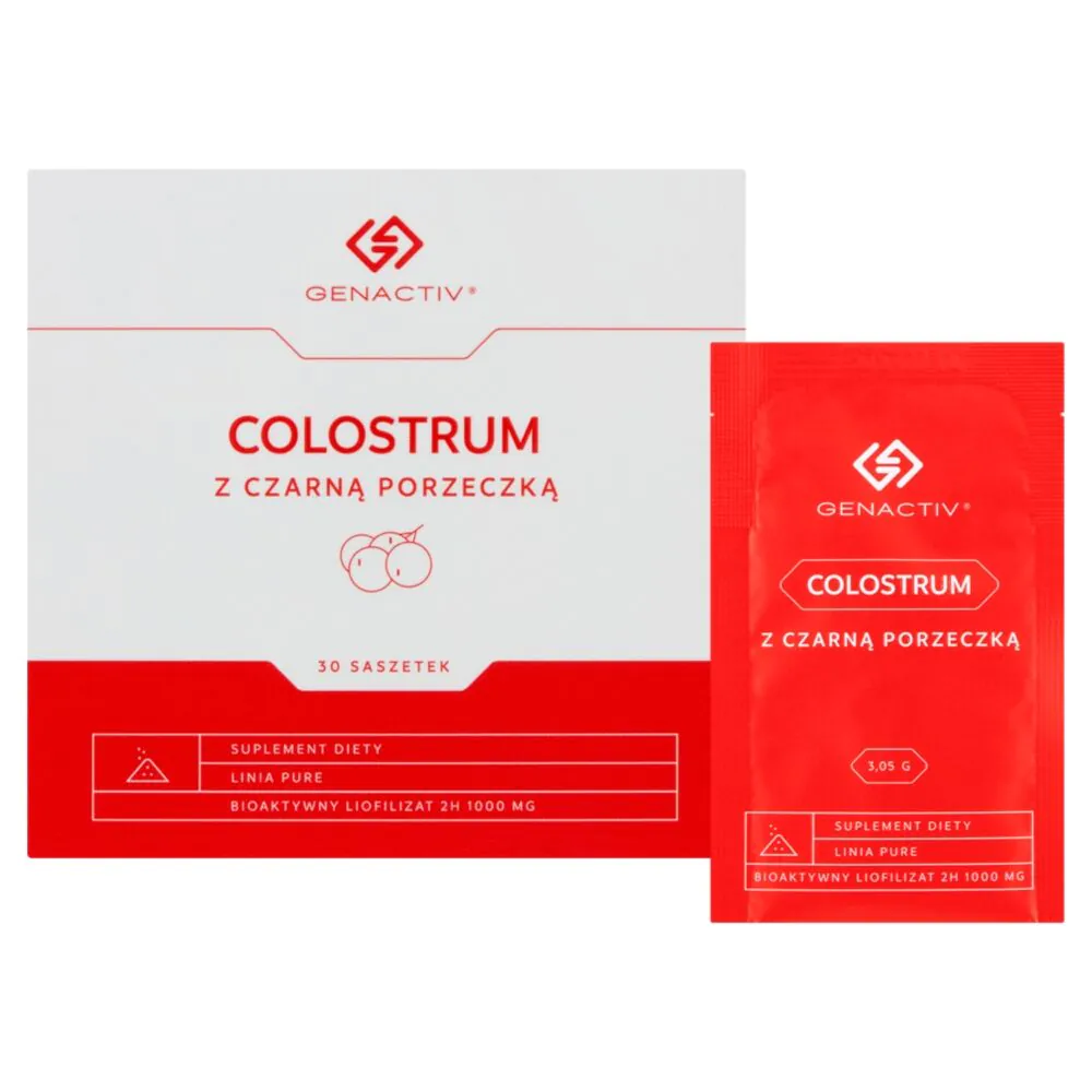 Colostrum z Czarną Porzeczką, Preparat wzmacniający odporność, Proszek