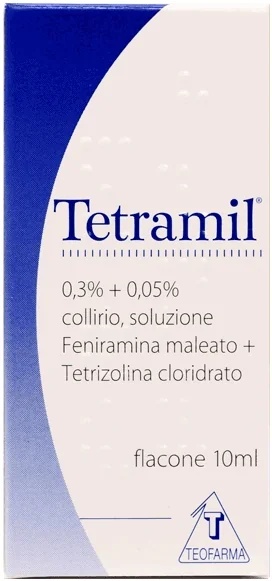 TEOFARMA Tetramil Augentropfen 0,3 % + 0,05 % 10 ml Pheniraminmaleat