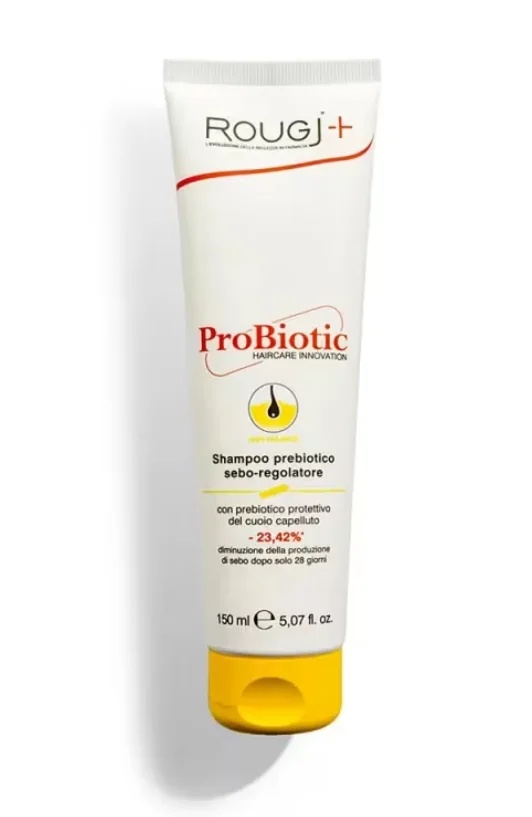 ROUGJ Rougj ProBiotic talgregulerende shampoo 150 ml met prebiotica die de hoofdhuid beschermen