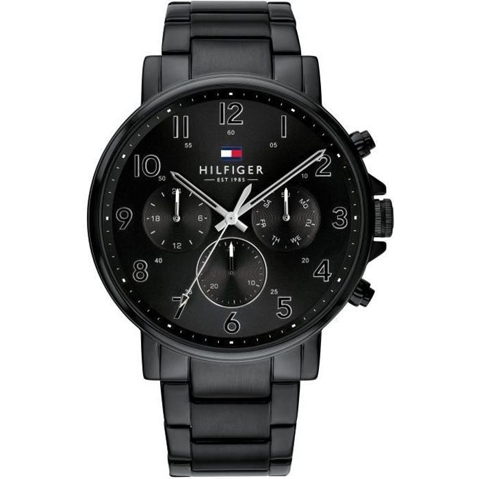 Uhr – Tommy Hilfiger – 1710383 – Edelstahl – Schwarz – Quarz – 5 ATM