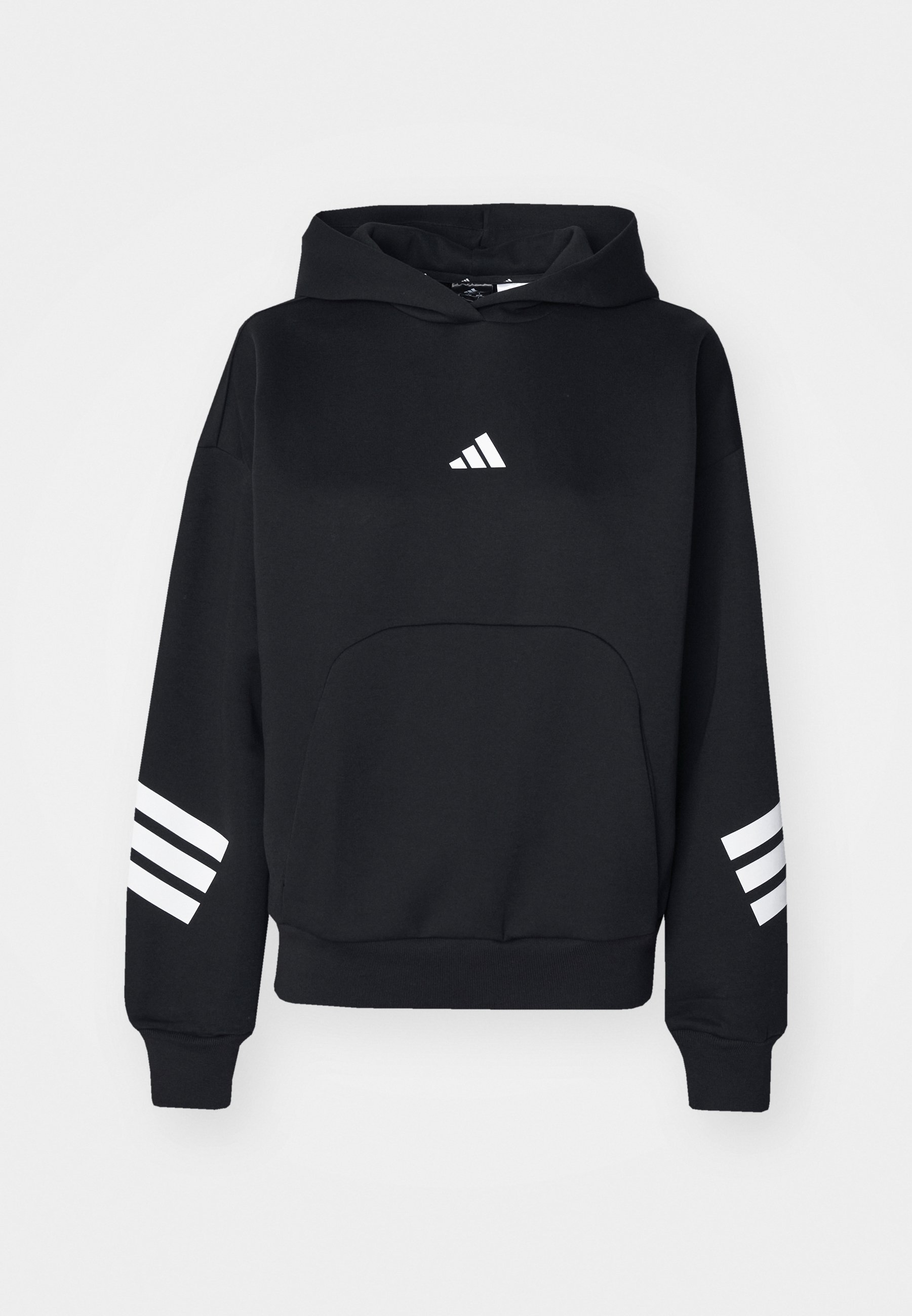 adidas Sportswear FUTURE ICON 3-STREIFEN - Hoodie - schwarz