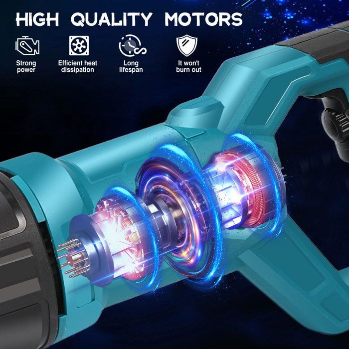 Scie Sabre   1500 W, faible bruit, haute performance,cordon d'alimentation de 2 mètres, capable de couper divers matériaux.