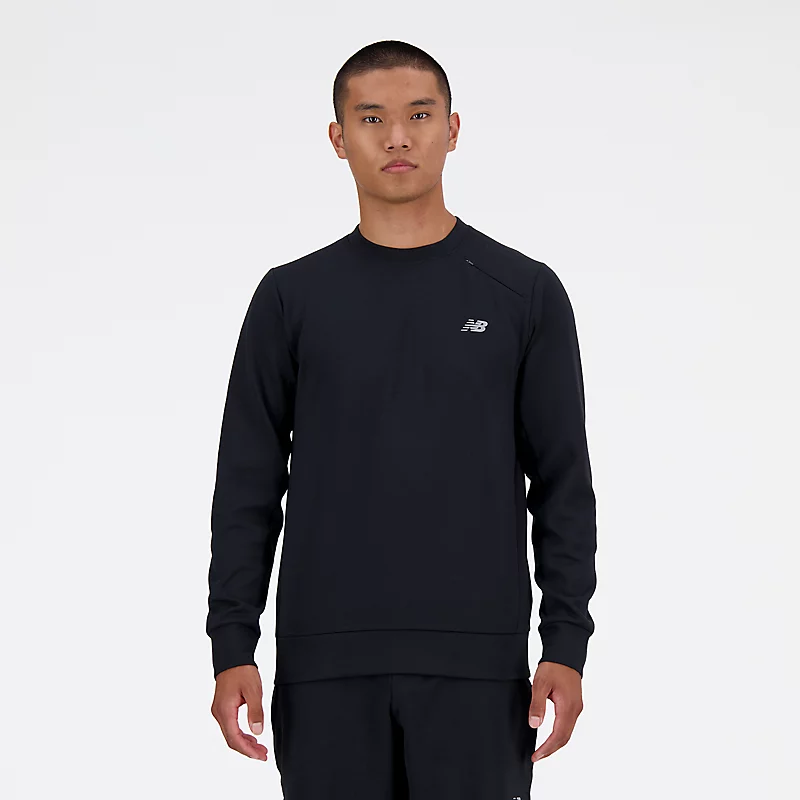 Męska bluza Tech Knit Crew – CZARNY