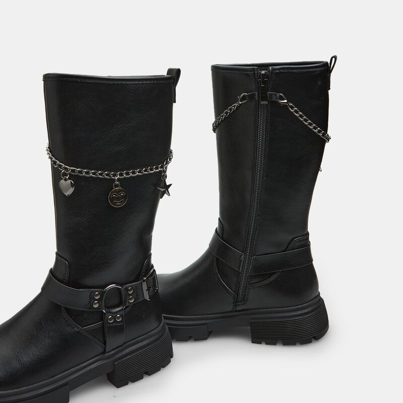 Meisjeslaars met afneembaar accessoire
