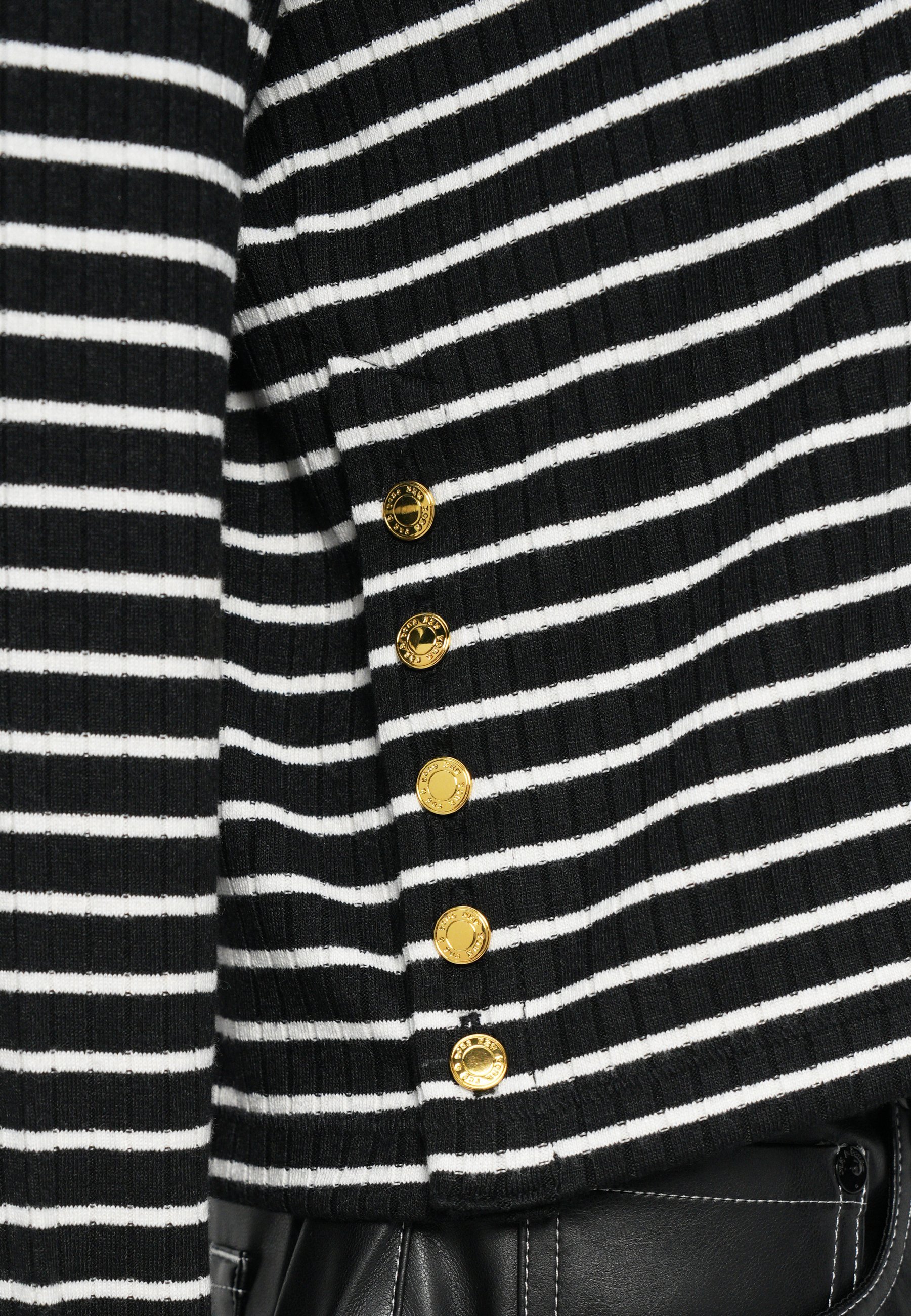 Pulover cu guler înalt și dungi - rag & bone