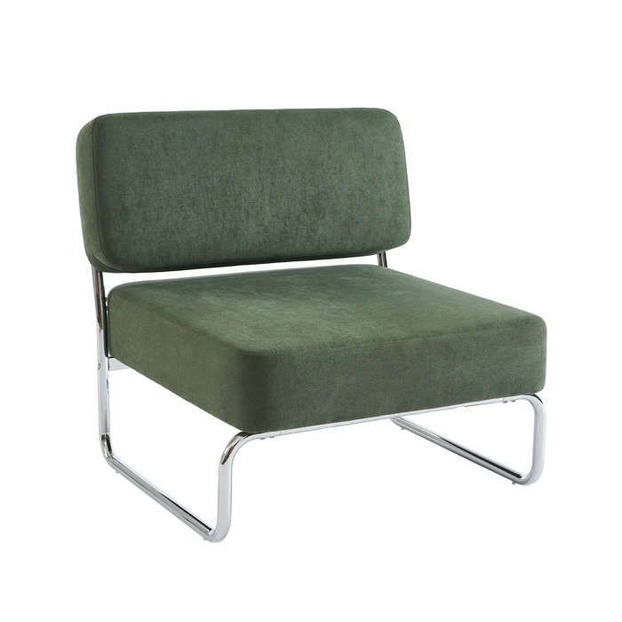 Sessel JACK in grünem Stoff
