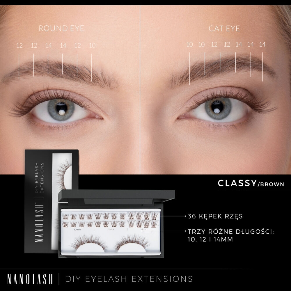 Nanolash DIY Eyelash Extensions Starter Kit Brown