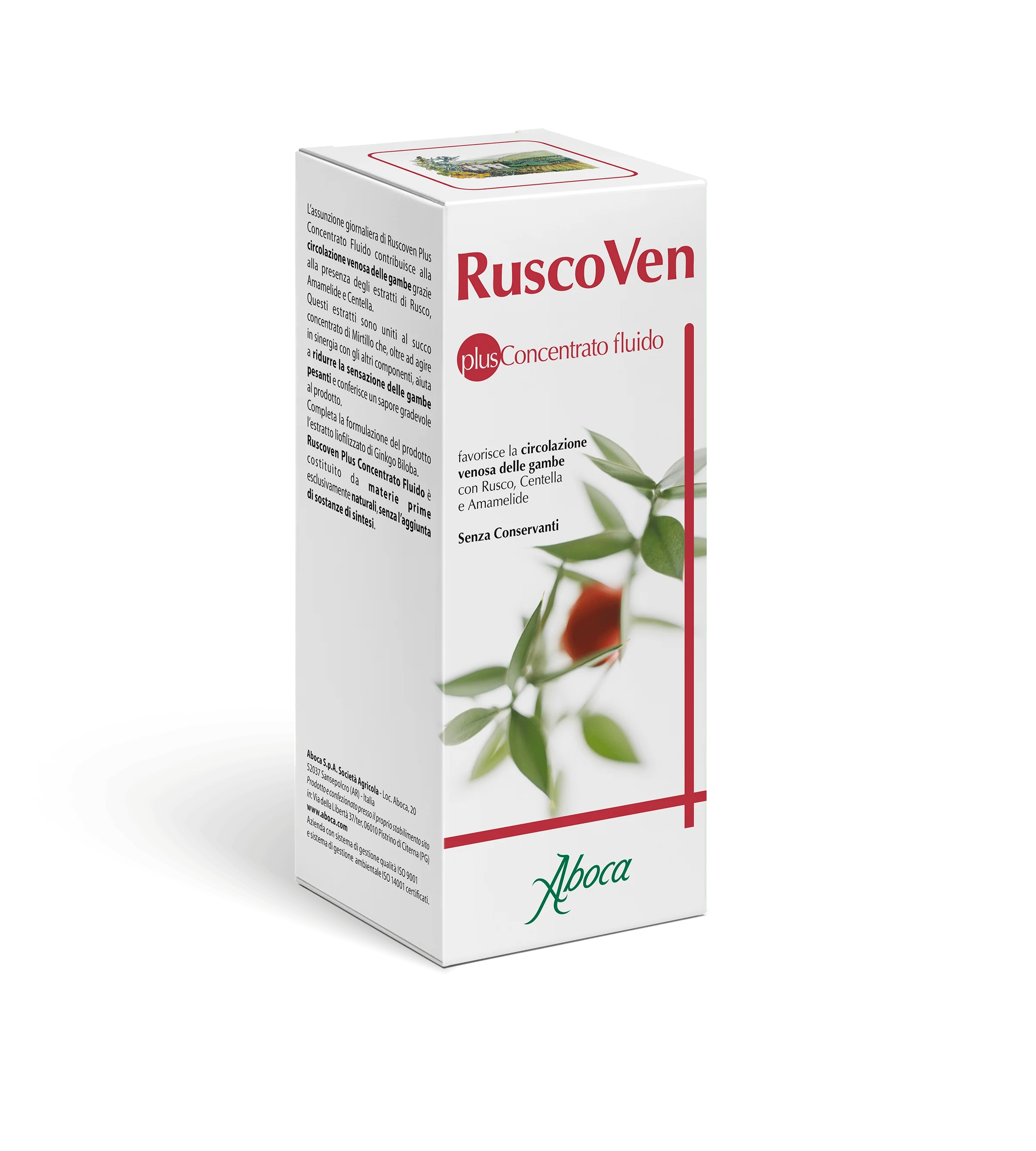 ABOCA Ruscoven Plus Flüssigkonzentrat 200 g Nahrungsergänzungsmittel für schwere Beine