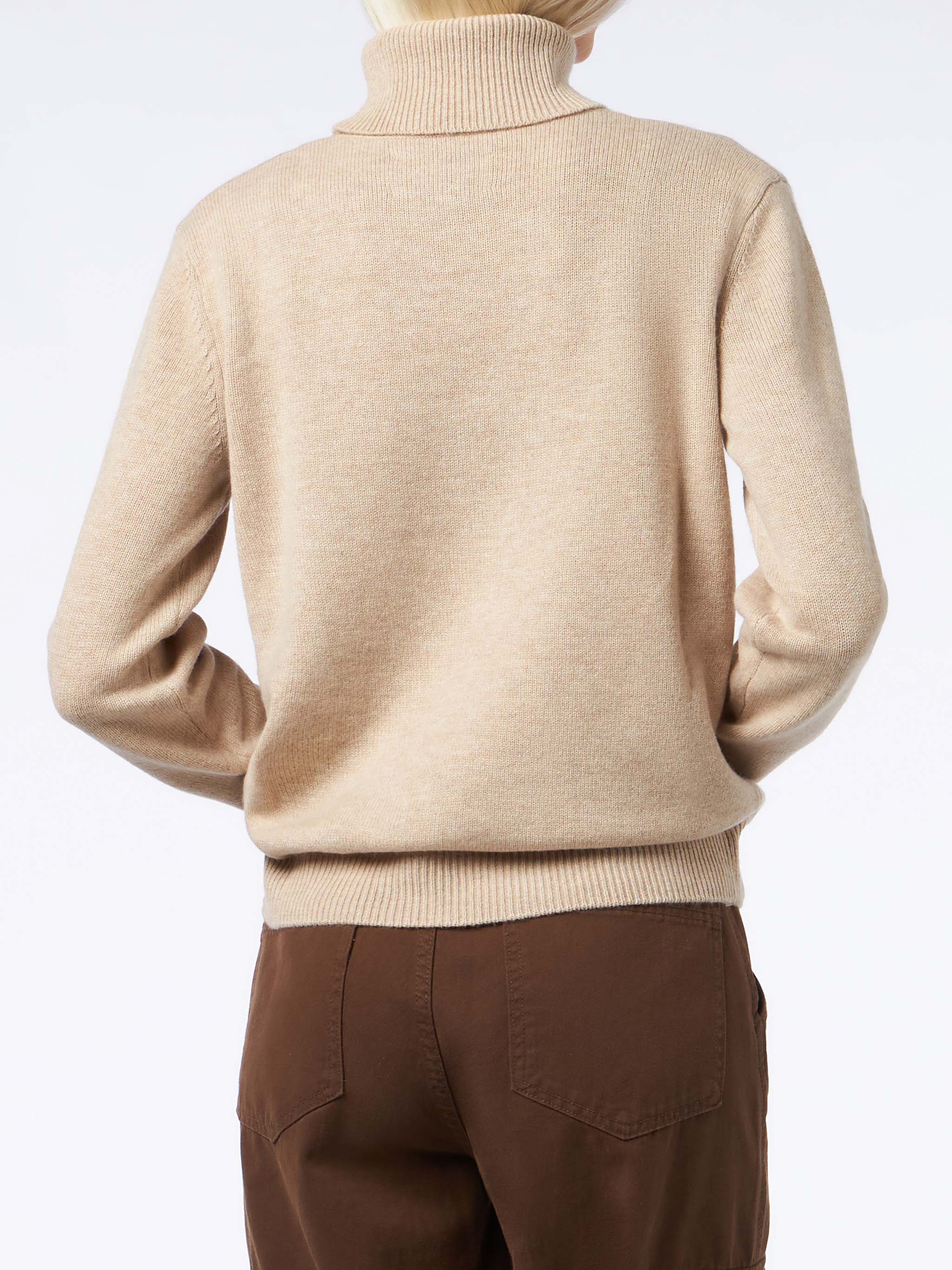 Moody Beige Pure Cashmere Dames Coltrui