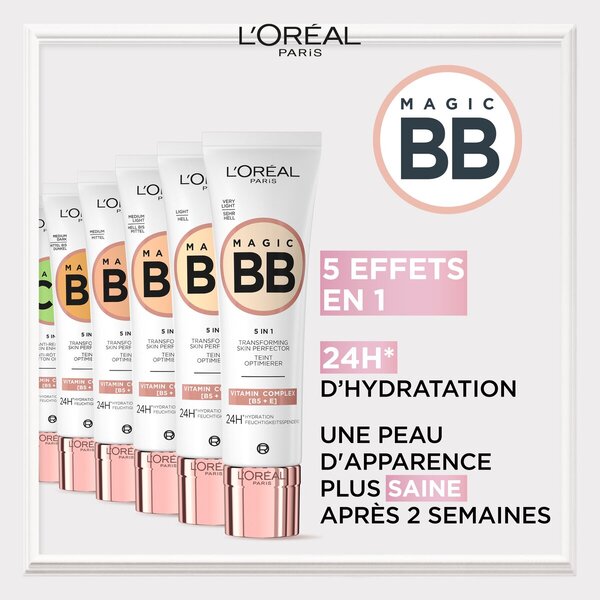 L'Oréal Paris Magic BB Medium Light 5-in-1 Transforming Skin Correcting<br>30ml
