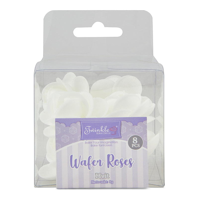 Twinkle Dekorative Roser 8 g hvit Twinkle