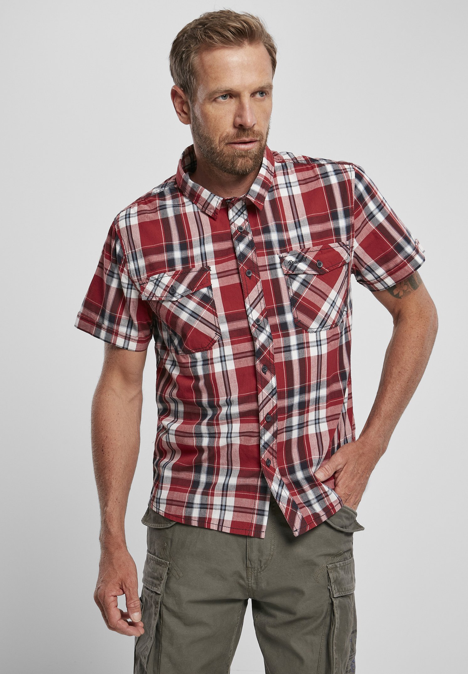Brandit ROADSTAR - Shirt - rood