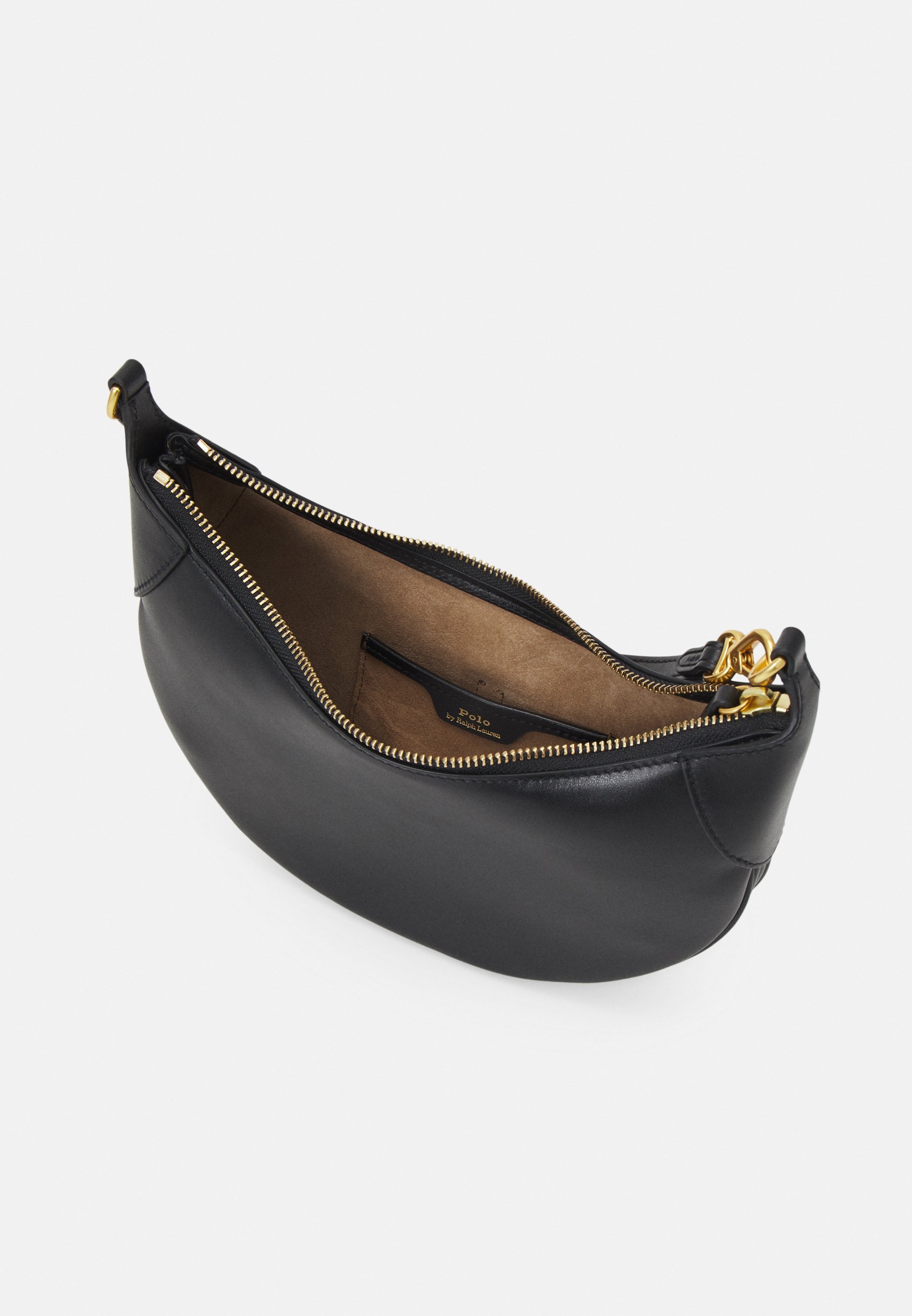 Polo Ralph Lauren POLO ID MINI-SCHULTERTASCHE AUS KALBSLEDER - Handtasche - schwarz