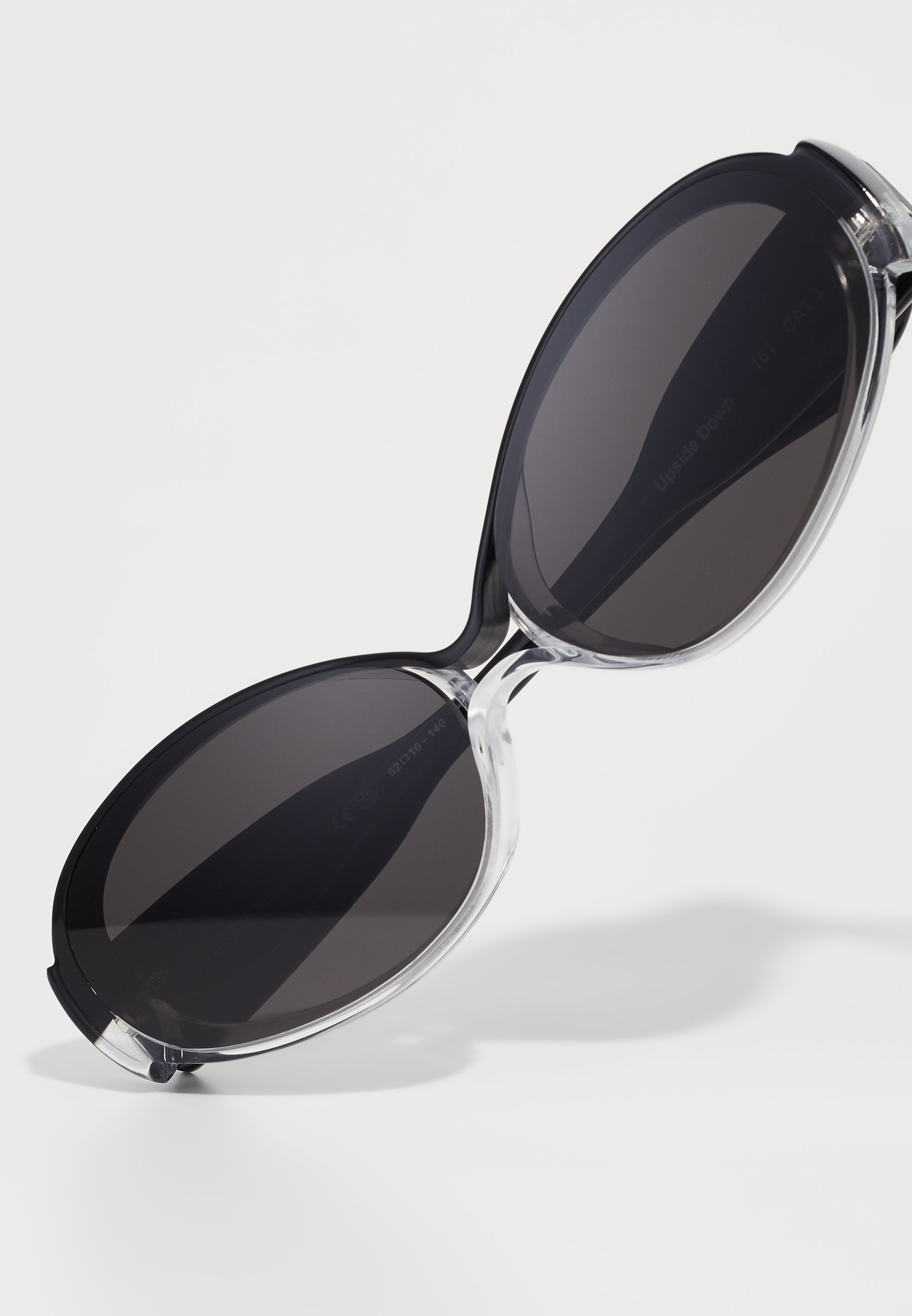 Henrik Vibskov UPSIDE DOWN GLASSES UNISEX - Occhiali da sole - trasparente/nero