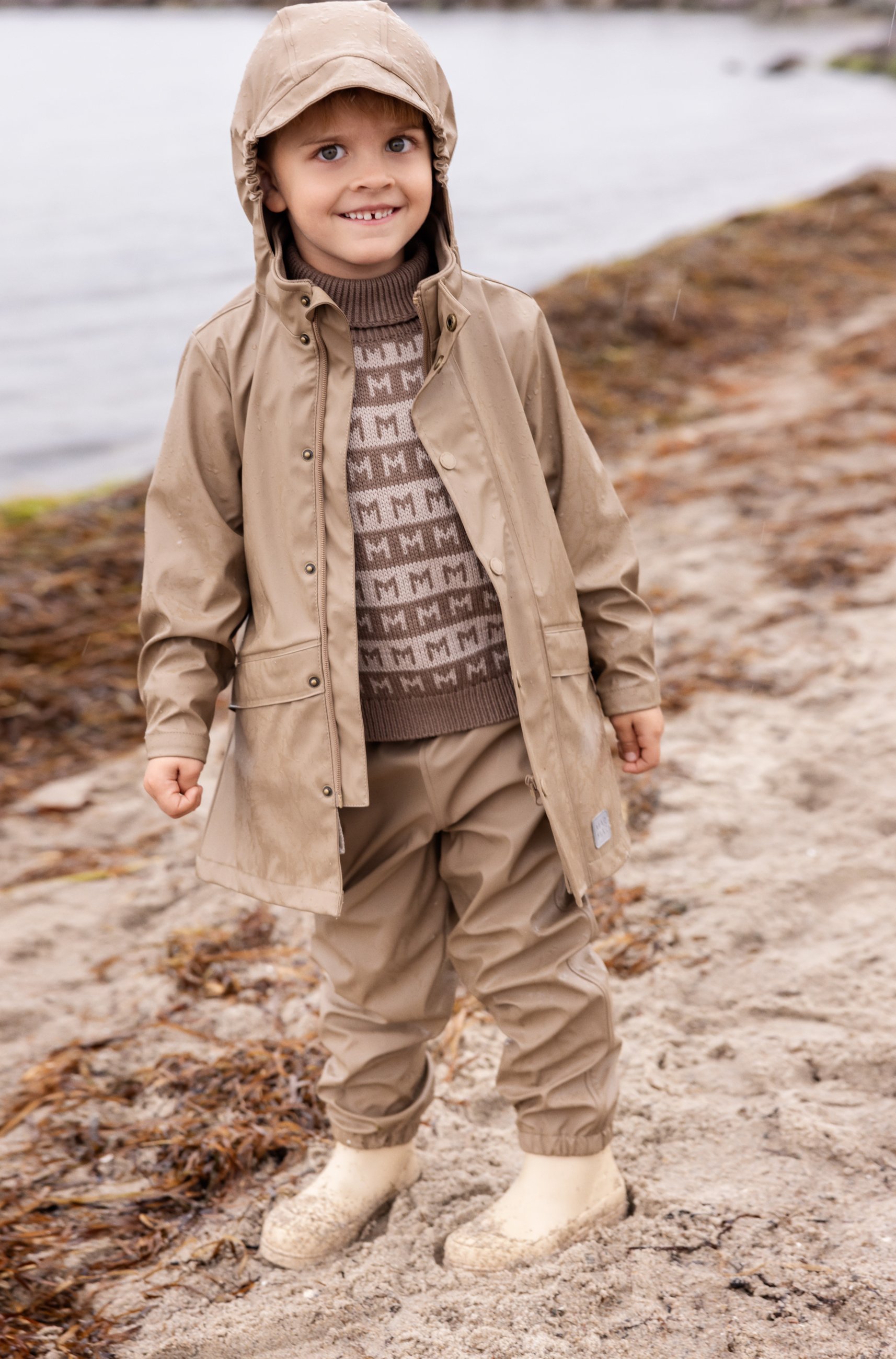 Giacca MarMar Copenhagen OCTOBER UNISEX - Giacca impermeabile - marrone seppia