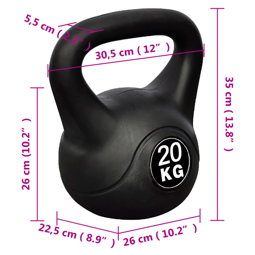 Kettlebell Pesa Vidaxl 20 kg