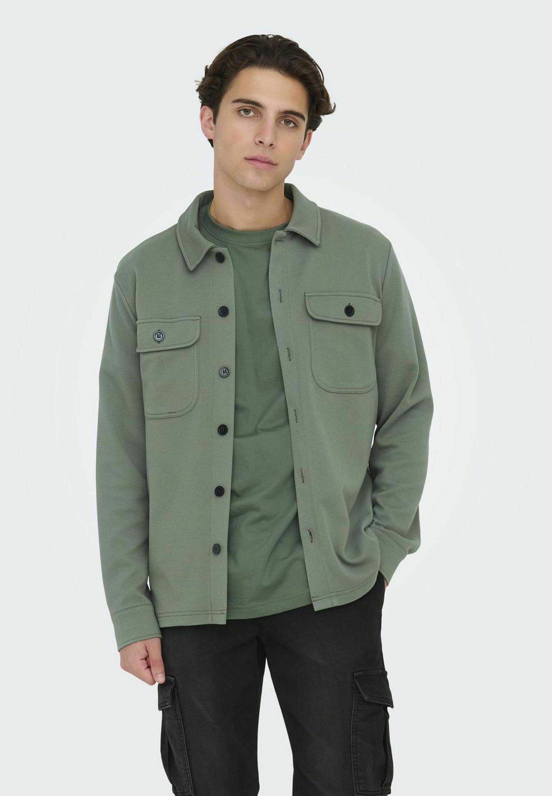Only & Sons ONSNEWKODYL OVERSHIRT - Zomerjas - castorgrijs