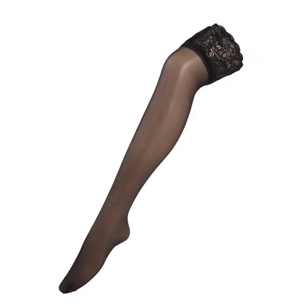 Kruidvat Hold Ups Gloss хулахопке од 15 ден, црне, величина 39-42