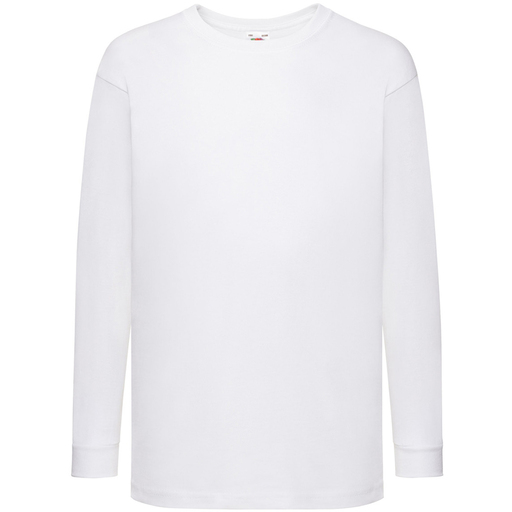 Camiseta De Manga Larga Fruit Of The Loom Valueweight