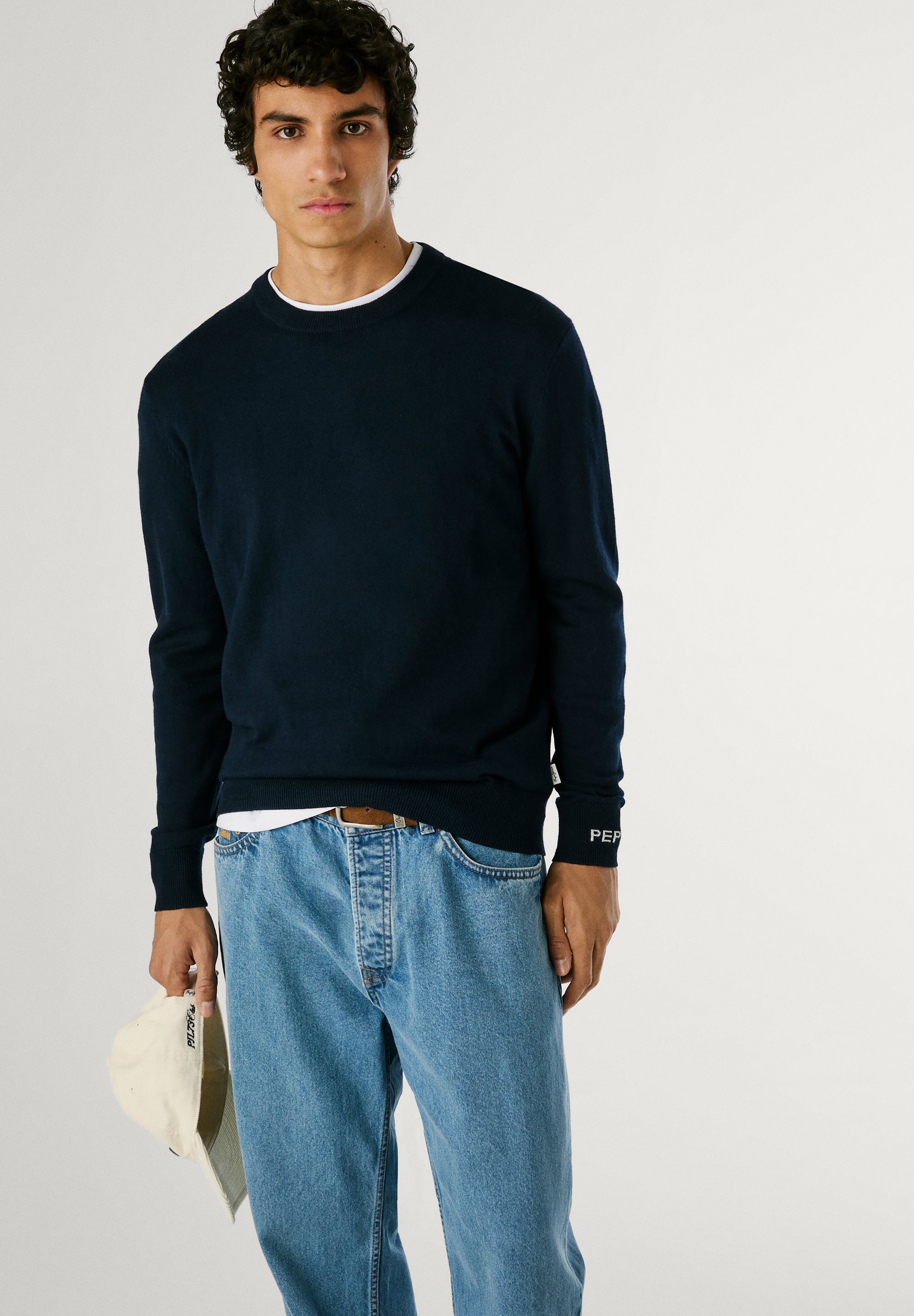 Pepe Jeans ANDRE CREW NECK - Pullover - Dulwichblau