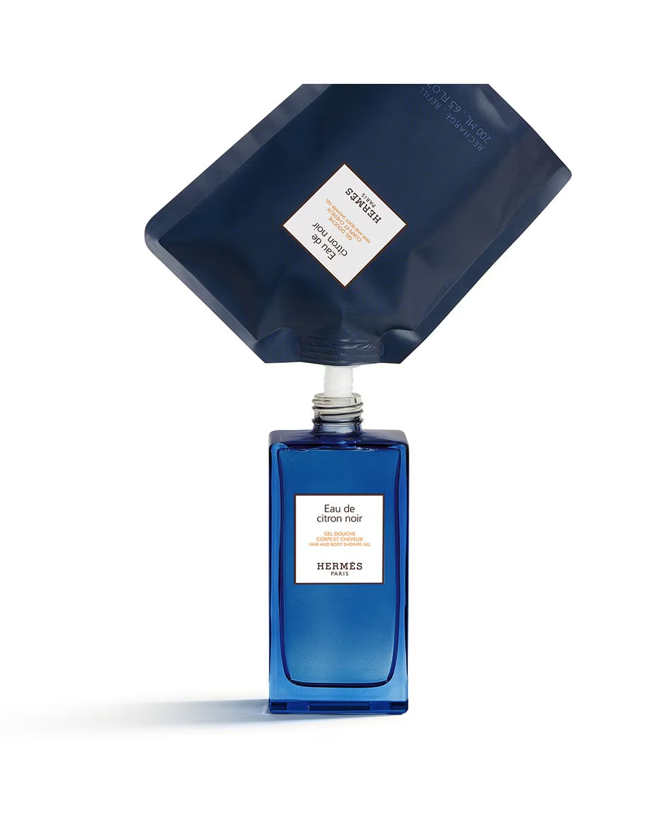 HERMÈS Le Bain Eau de citron noir, reîncărcare gel de duș