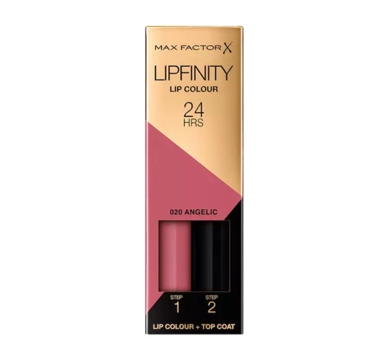 Max Factor Lipfinity pomadka 020 Angelic 2,3 ml   Top Coat 1,9 g