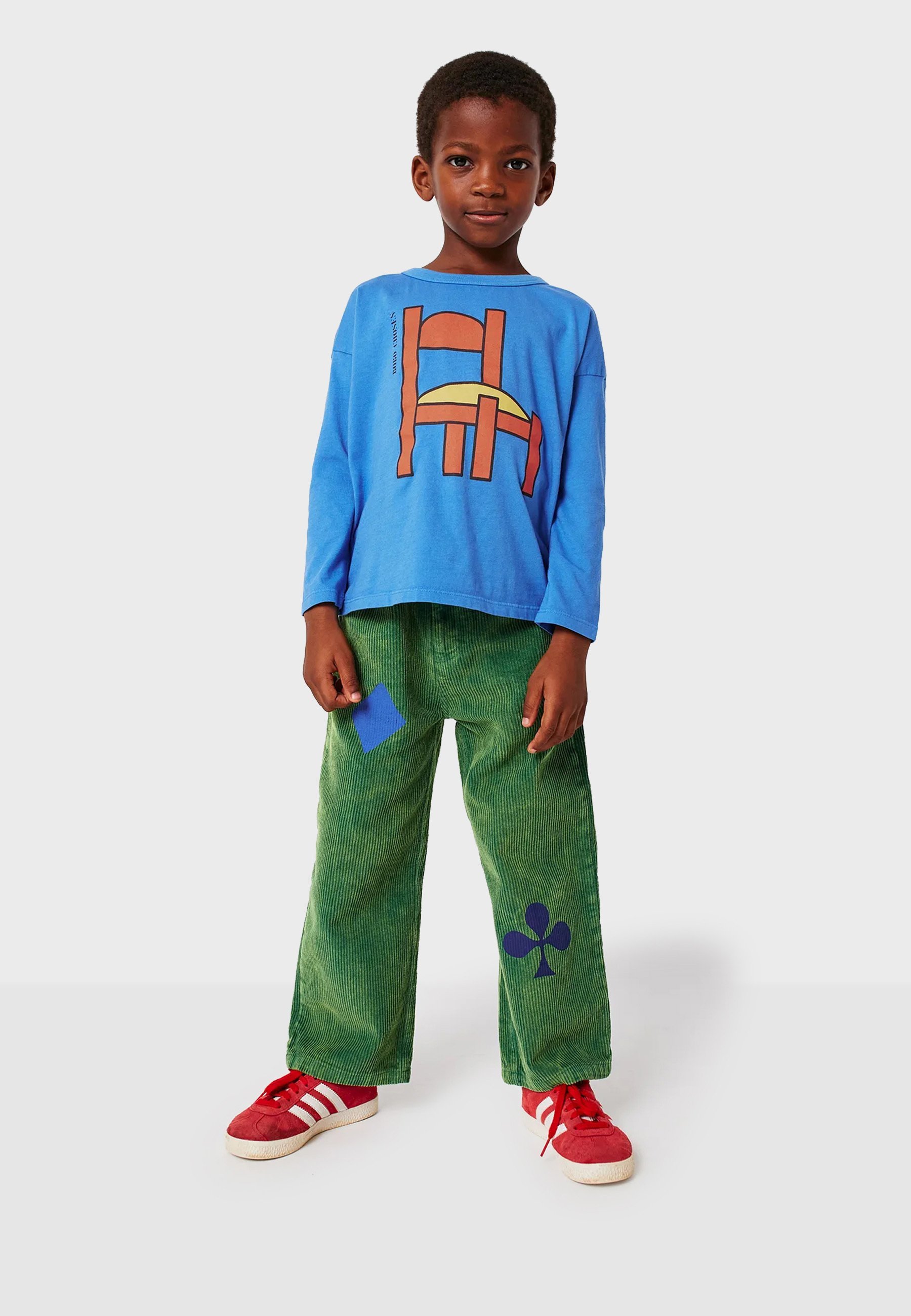 Bobo Choses LONG SLEEVE LENGHT CHAIR UNISEX - Top met lange mouwen - blauw