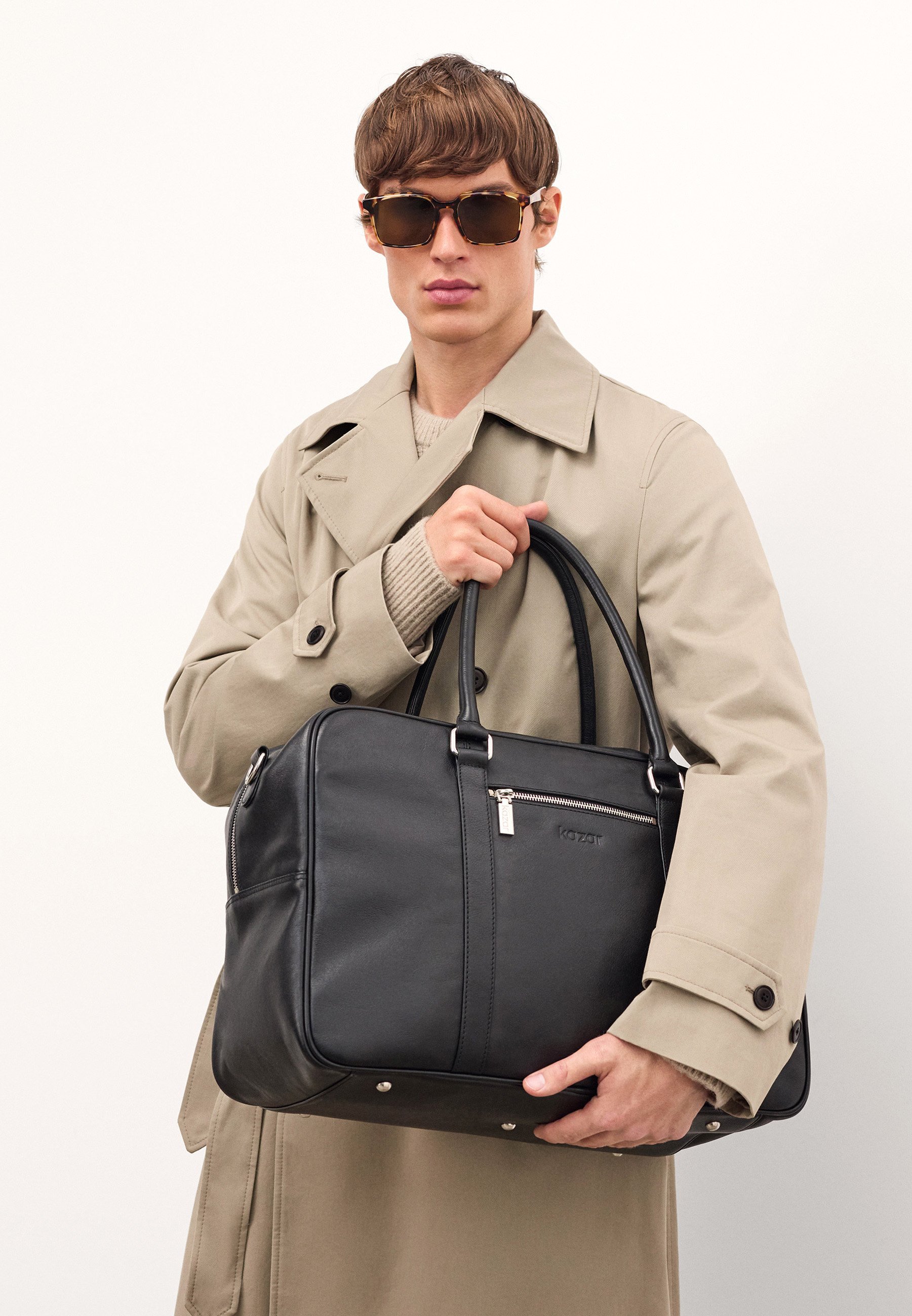 Kazar MAXIMONE - Weekend bag - black