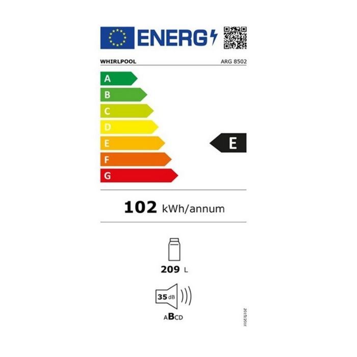 Réfrigérateur 1 porte WHIRLPOOL ARG8502