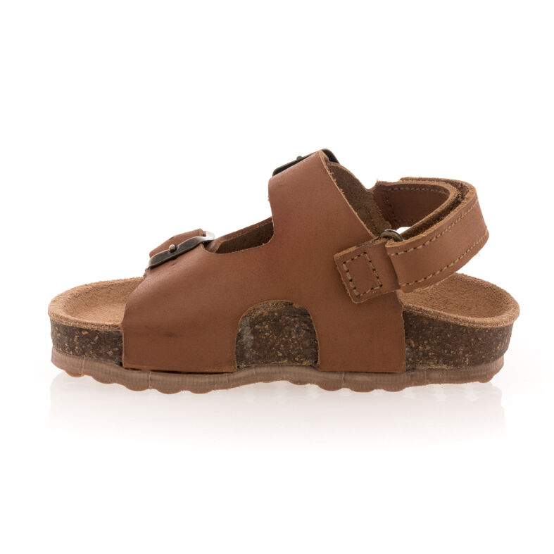 Brune sandaler/sko med åpen tå til babygutt