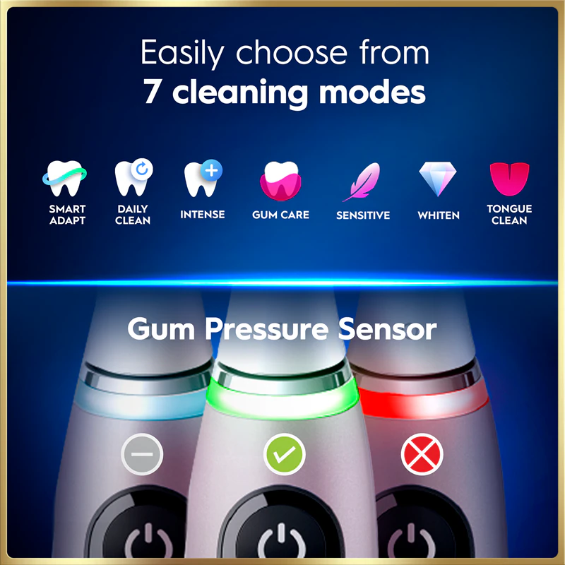 Escova de dentes elétrica Oral-B iO 9 com estojo recarregável