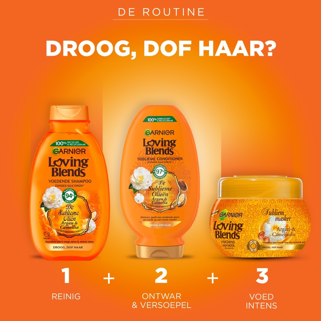 Garnier Argan šampūns – ļoti sausiem, nepaklausīgiem matiem – šampūns – 300 ml