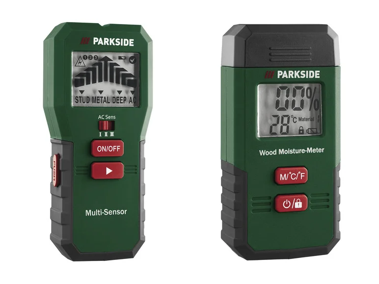 Detector e medidor de umidade multimaterial PARKSIDE® PMSHM2 A3